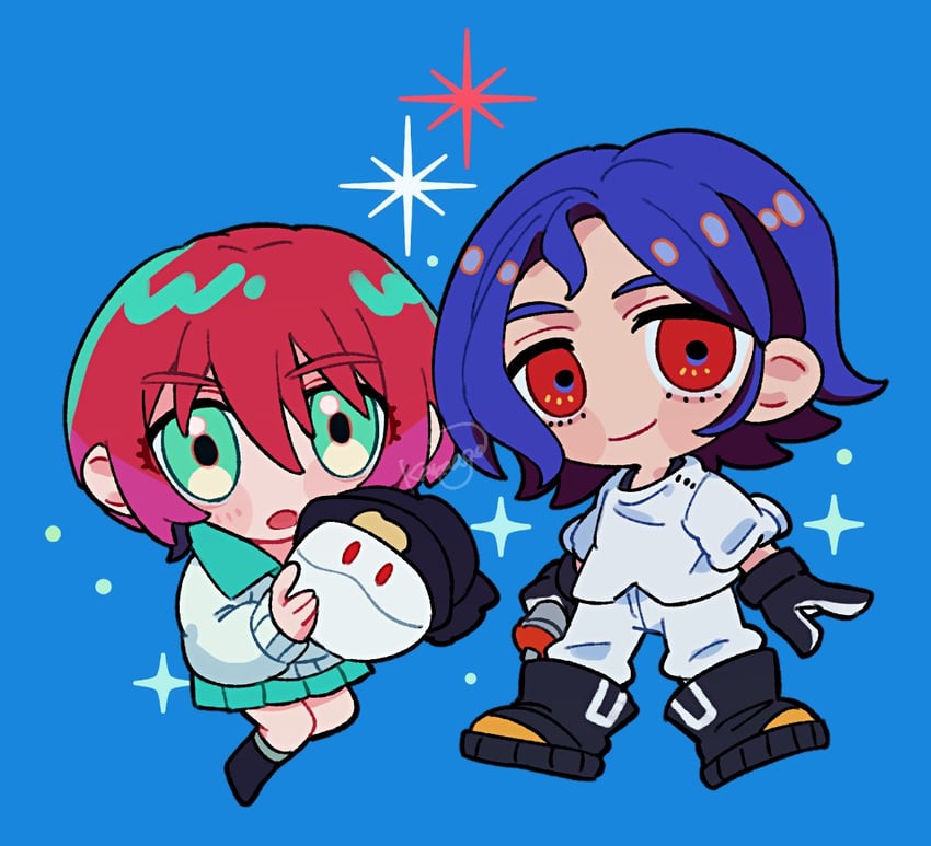 amate yuzuriha, haro, and shuji ito (gundam and 1 more) drawn by karaage_bentou_(28grtm)
