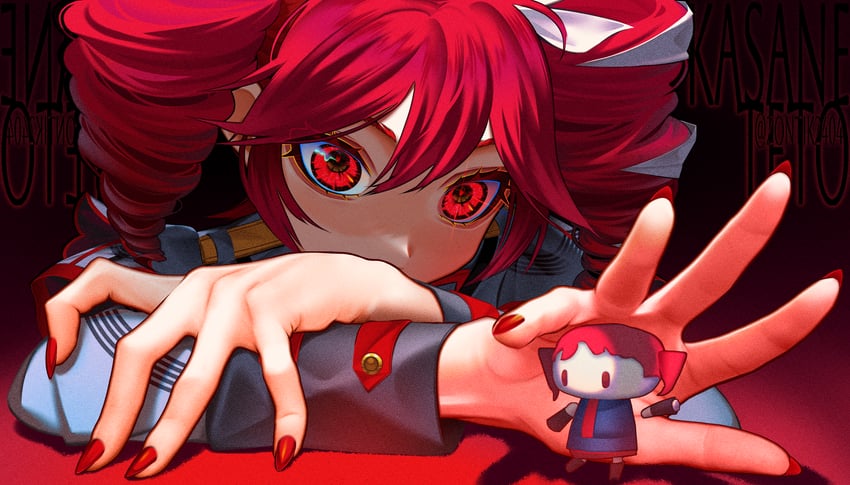kasane teto (utau and 2 more) drawn by zontik2404
