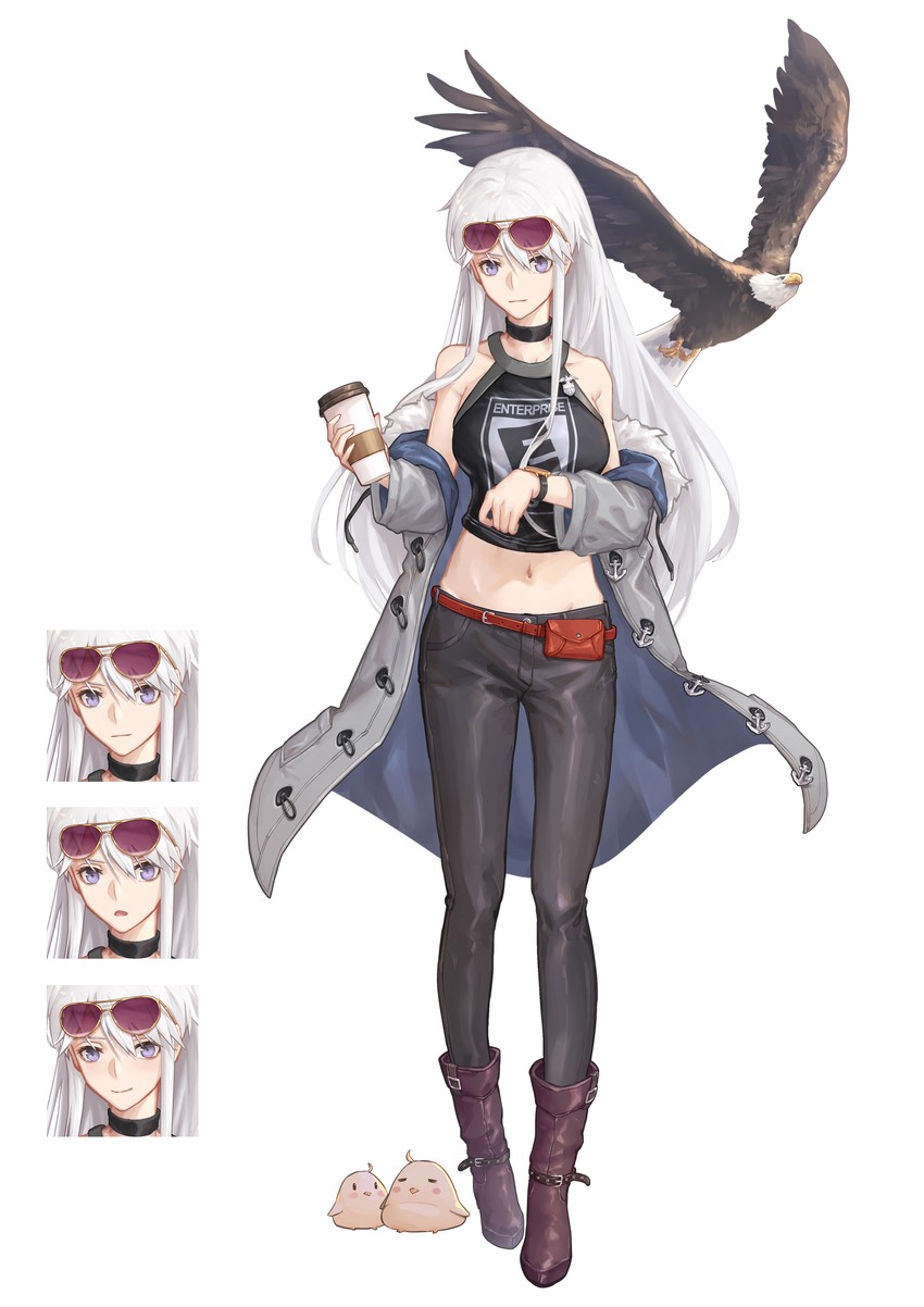 manjuu, enterprise, and grim (azur lane) drawn by whitem_(whiteemperor2020)