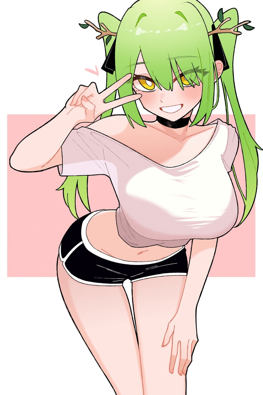 ceres fauna (hololive and 1 more) drawn by aeulos357