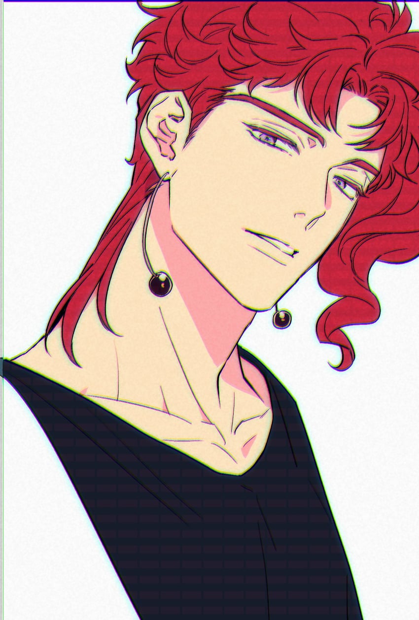 kakyoin noriaki (jojo no kimyou na bouken and 1 more) drawn by nowhere616