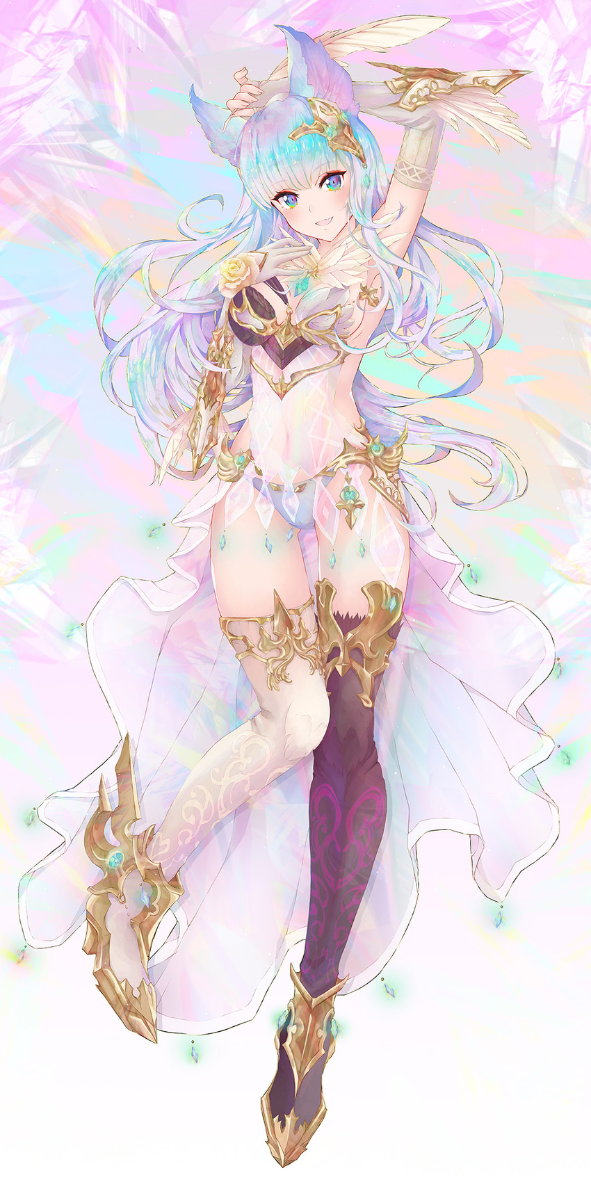 korwa (granblue fantasy) drawn by xenxen