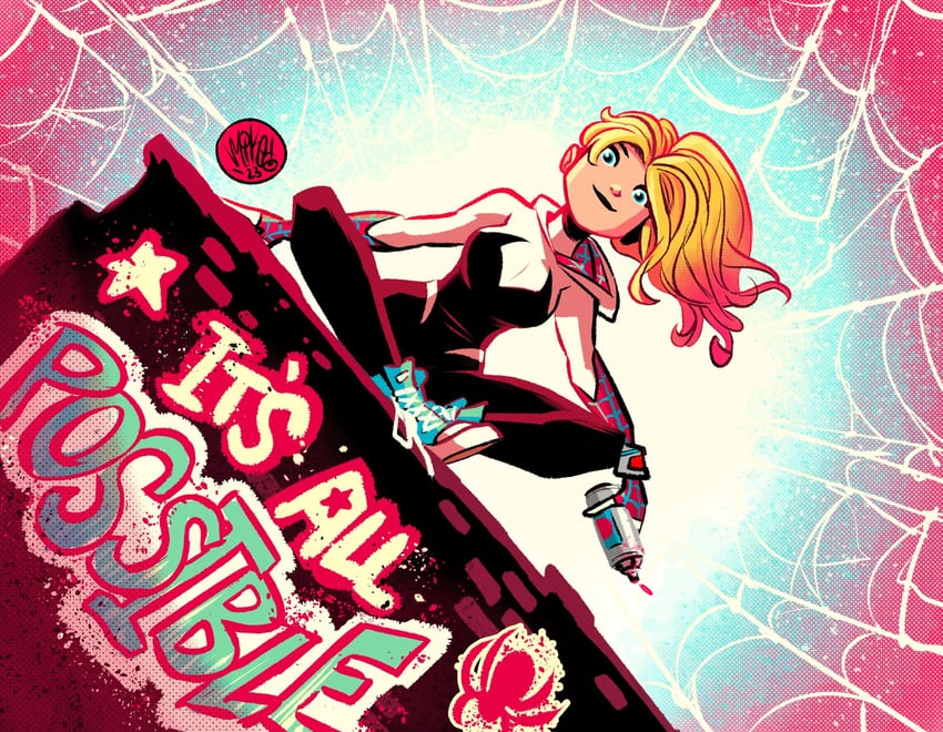 spider-gwen (marvel and 1 more) drawn by mikemaihack