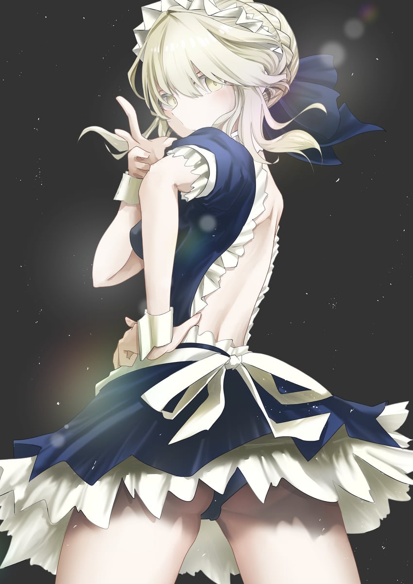 artoria pendragon and saber alter (fate and 1 more) drawn by beatrix_vivi
