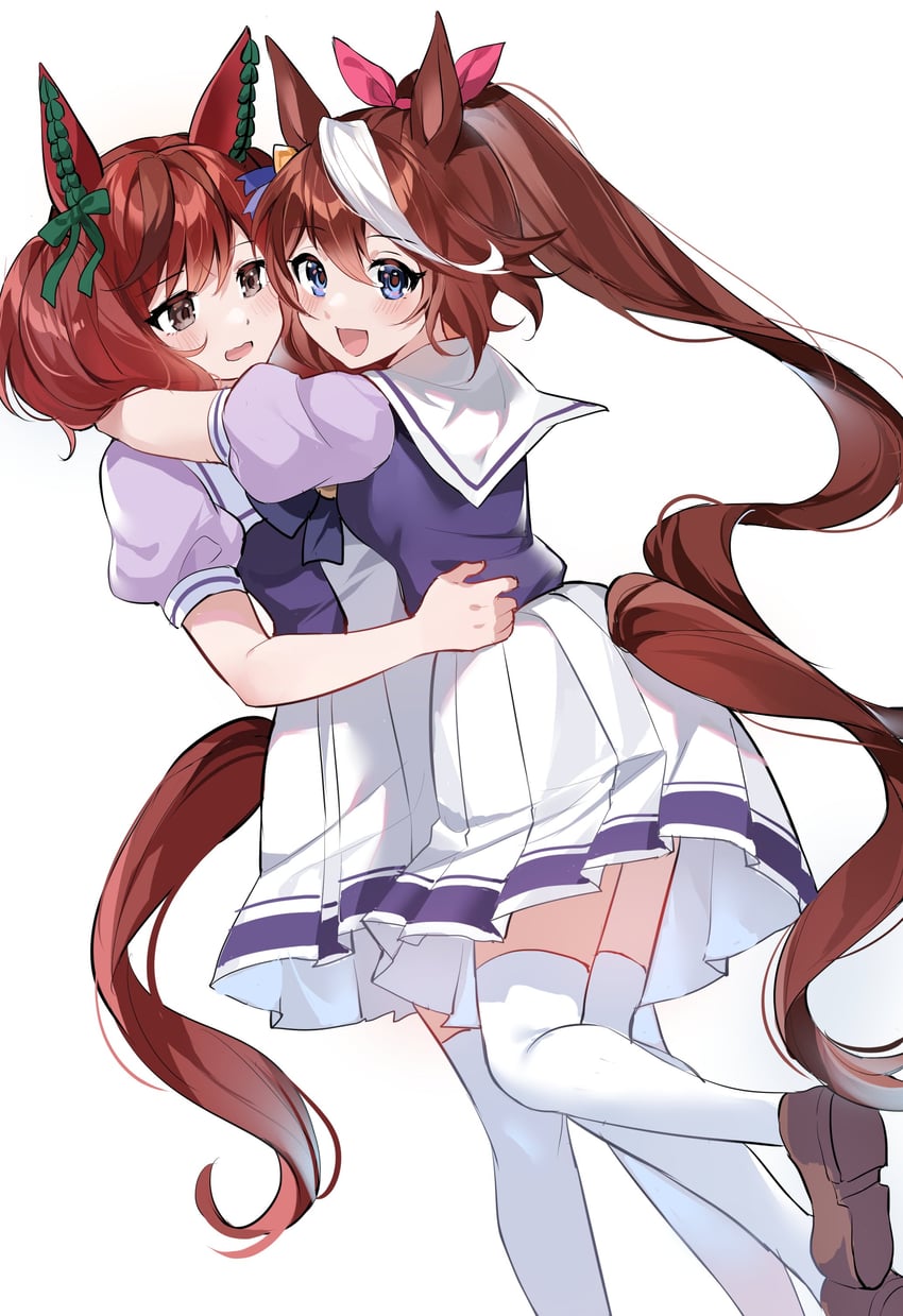 tokai teio and nice nature (umamusume) drawn by akitsuki_(oenothera)
