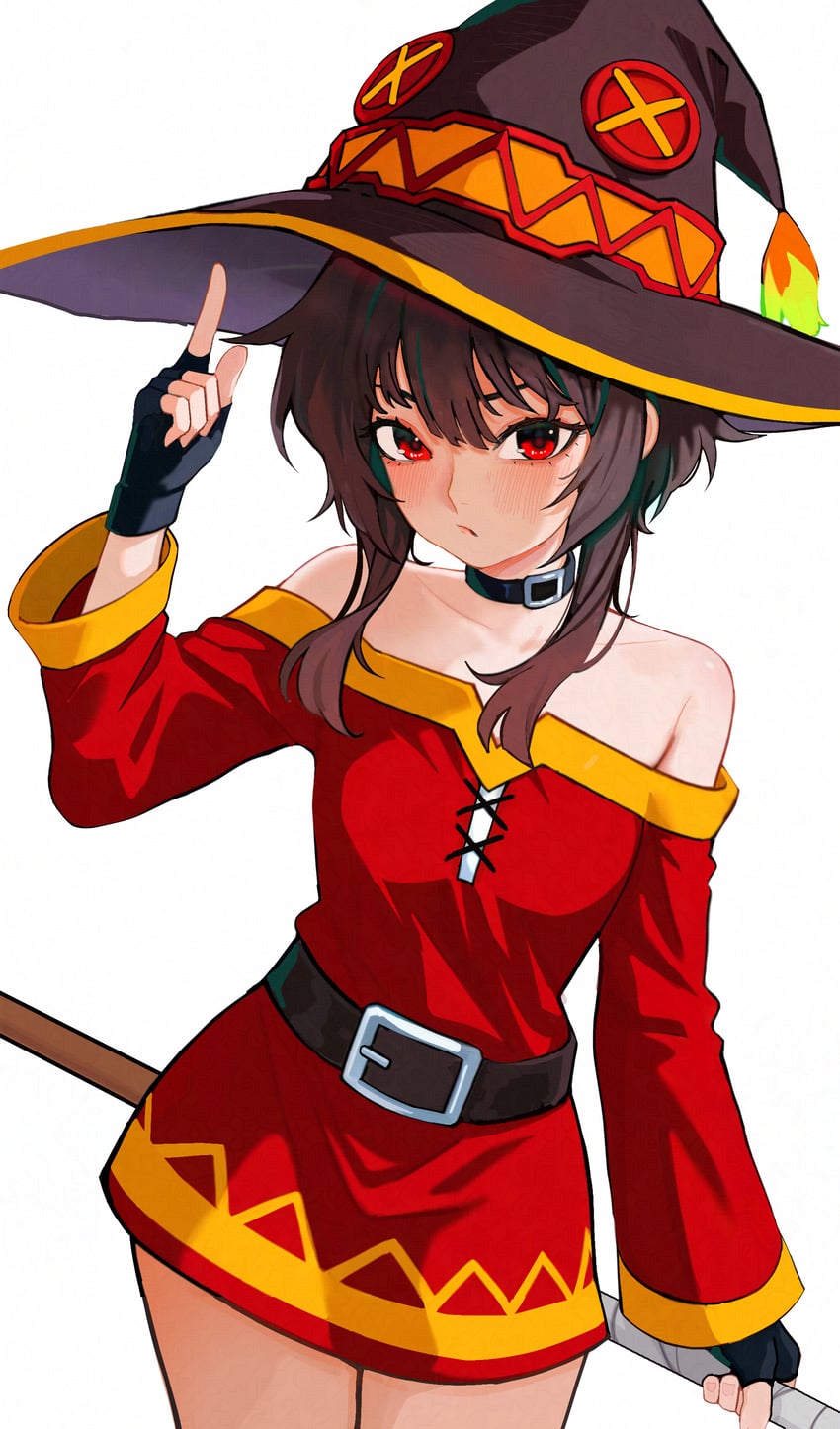 megumin (kono subarashii sekai ni shukufuku wo!) drawn by water_human