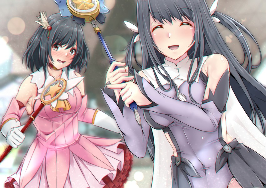 illyasviel von einzbern, yamashiro, fusou, miyu edelfelt, prisma illya, and 2 more (kantai collection and 2 more) drawn by aga_marino
