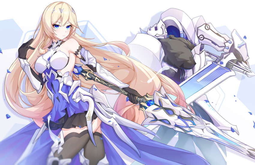 durandal (honkai and 1 more) drawn by wood_cube