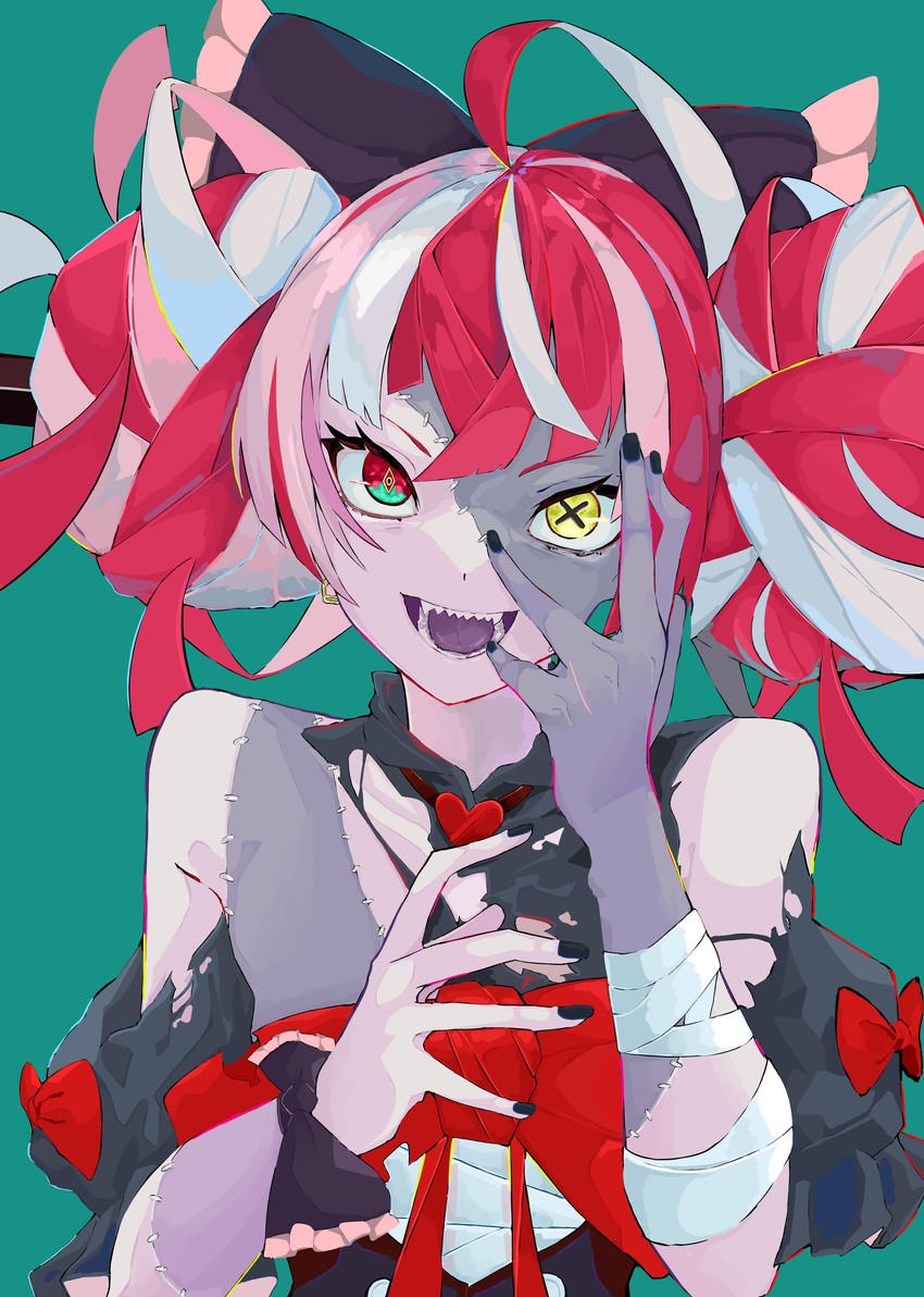 kureiji ollie (hololive and 1 more) drawn by ao_no_kitsune