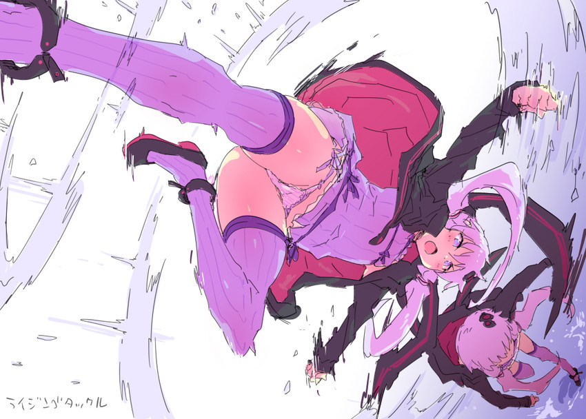 yuzuki yukari (vocaloid and 1 more) drawn by petenshi_(dr._vermilion)