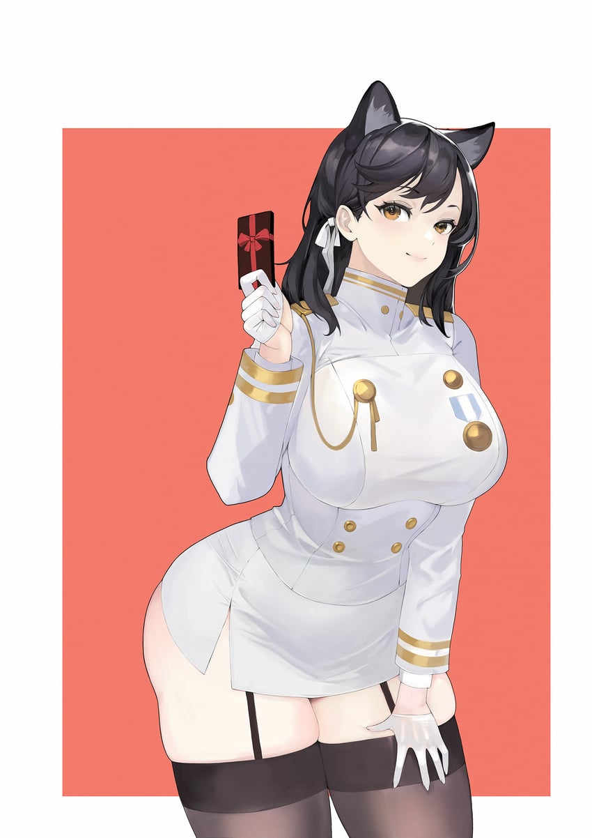 atago (azur lane) drawn by bobobong