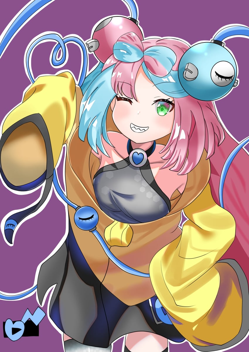 komeiji koishi and iono (touhou and 2 more) drawn by 154kuro