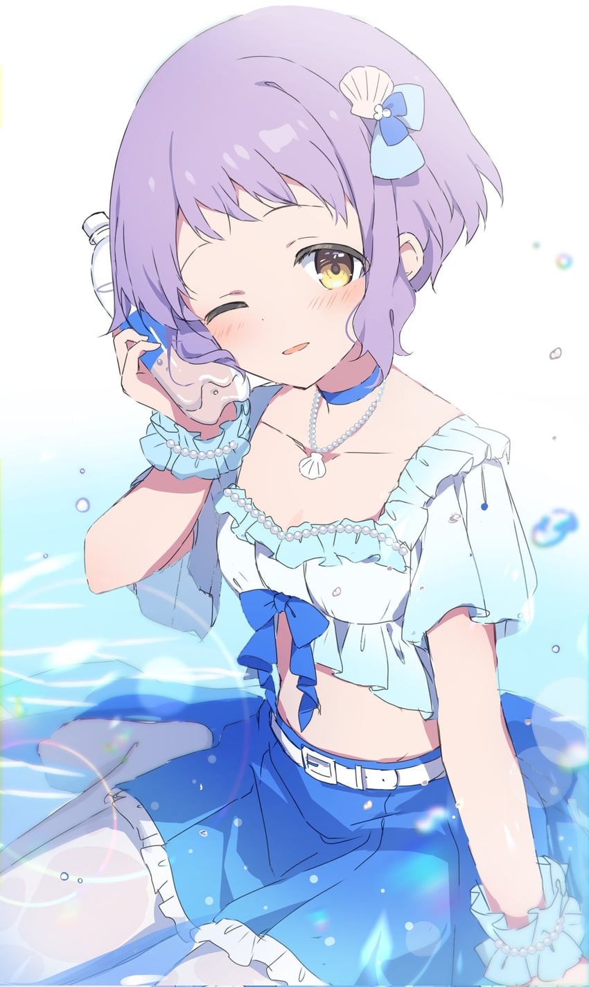 makabe mizuki (idolmaster and 2 more) drawn by mochigome_(ununquadium)