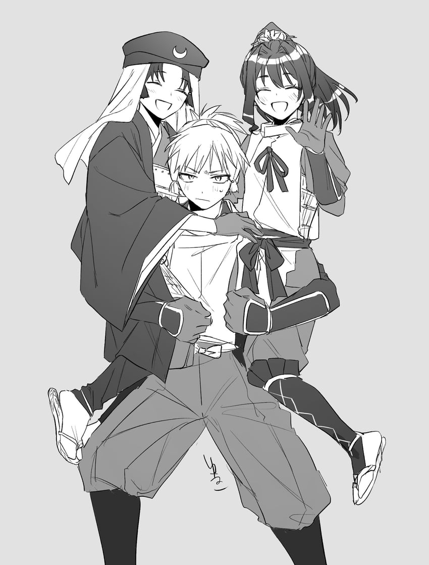 houjou tokiyuki and nezu kojirou (nige jouzu no wakagimi) drawn by kuromiya_yuneko