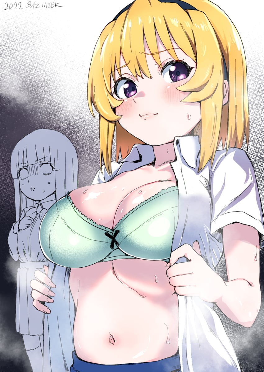 furude rika and houjou satoko (higurashi no naku koro ni and 1 more) drawn by onuma_kuma