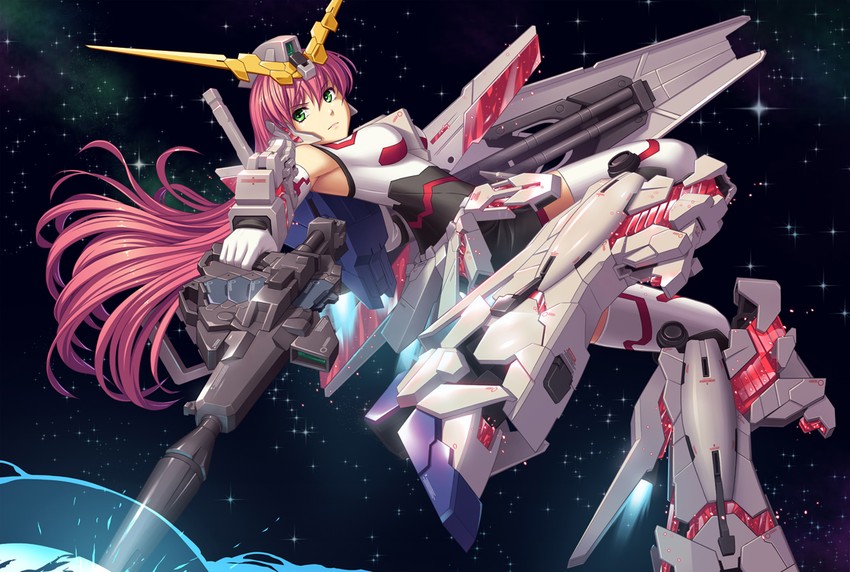 unicorn gundam (gundam and 1 more) drawn by athrun1120