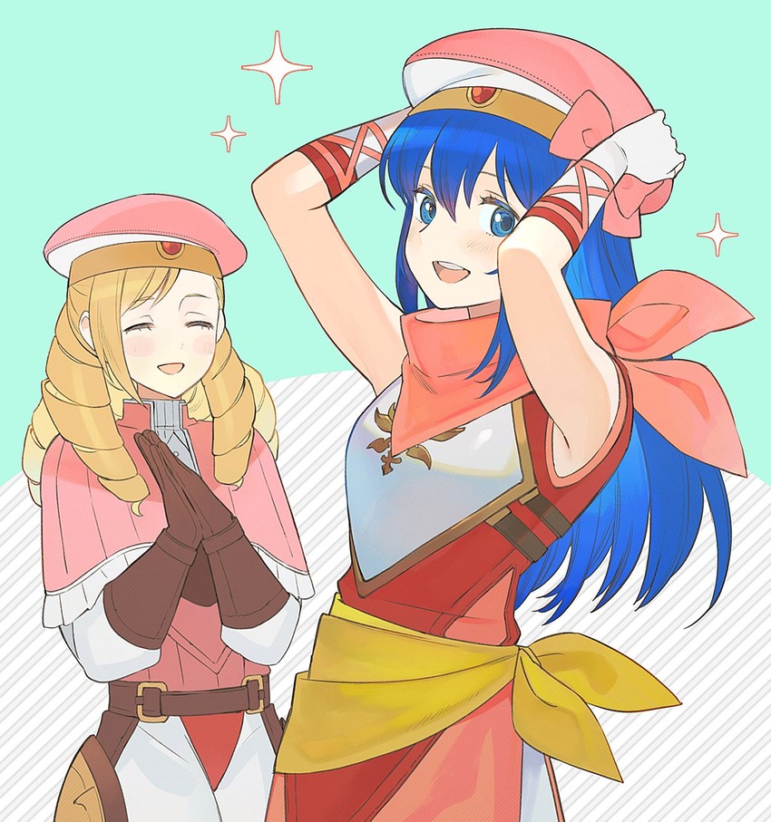 caeda and forrest (fire emblem and 3 more) drawn by kyufe