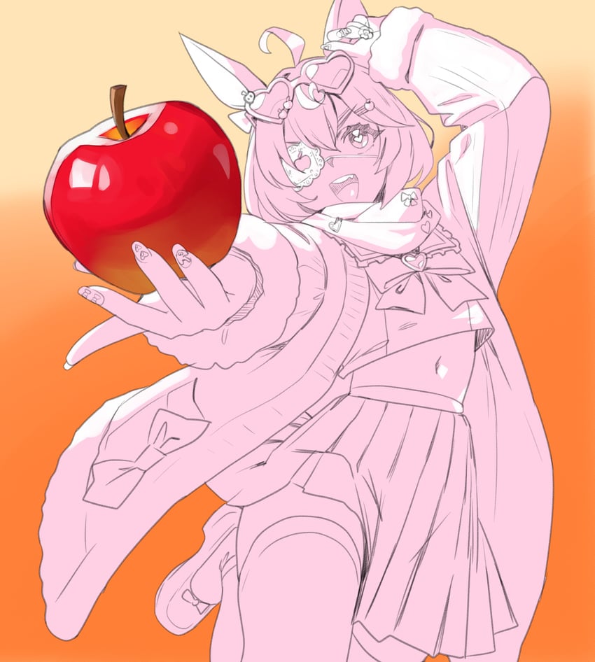 comely material morning (horse race tests) drawn by thernz