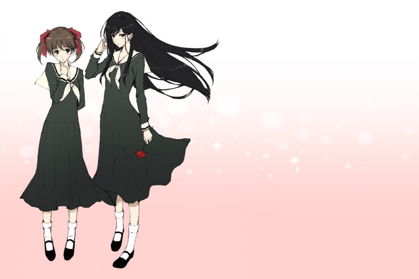 fukuzawa yumi and ogasawara sachiko (maria-sama ga miteru) drawn by sugina_miki