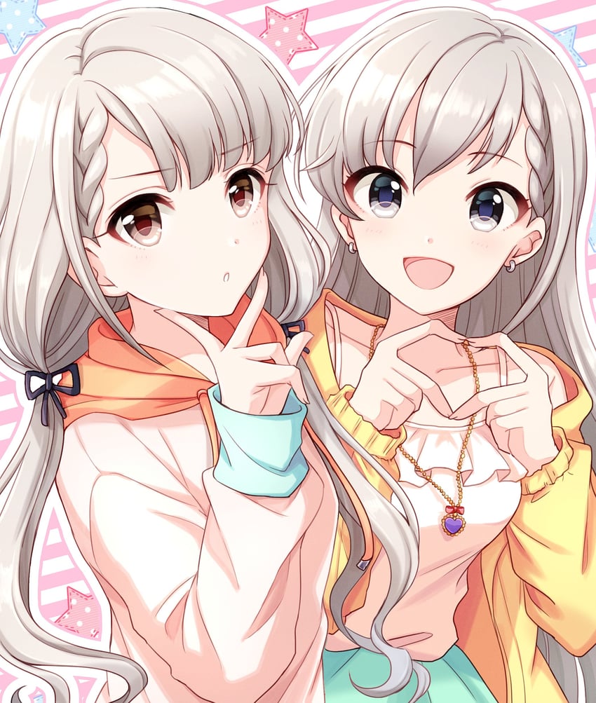 hisakawa hayate and hisakawa nagi (idolmaster and 2 more) drawn by popon_ta