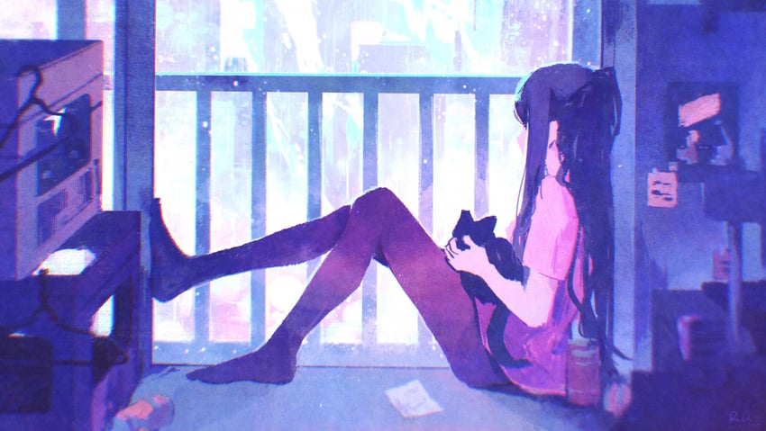 jill stingray and fore (va-11 hall-a) drawn by hangariita and rnna