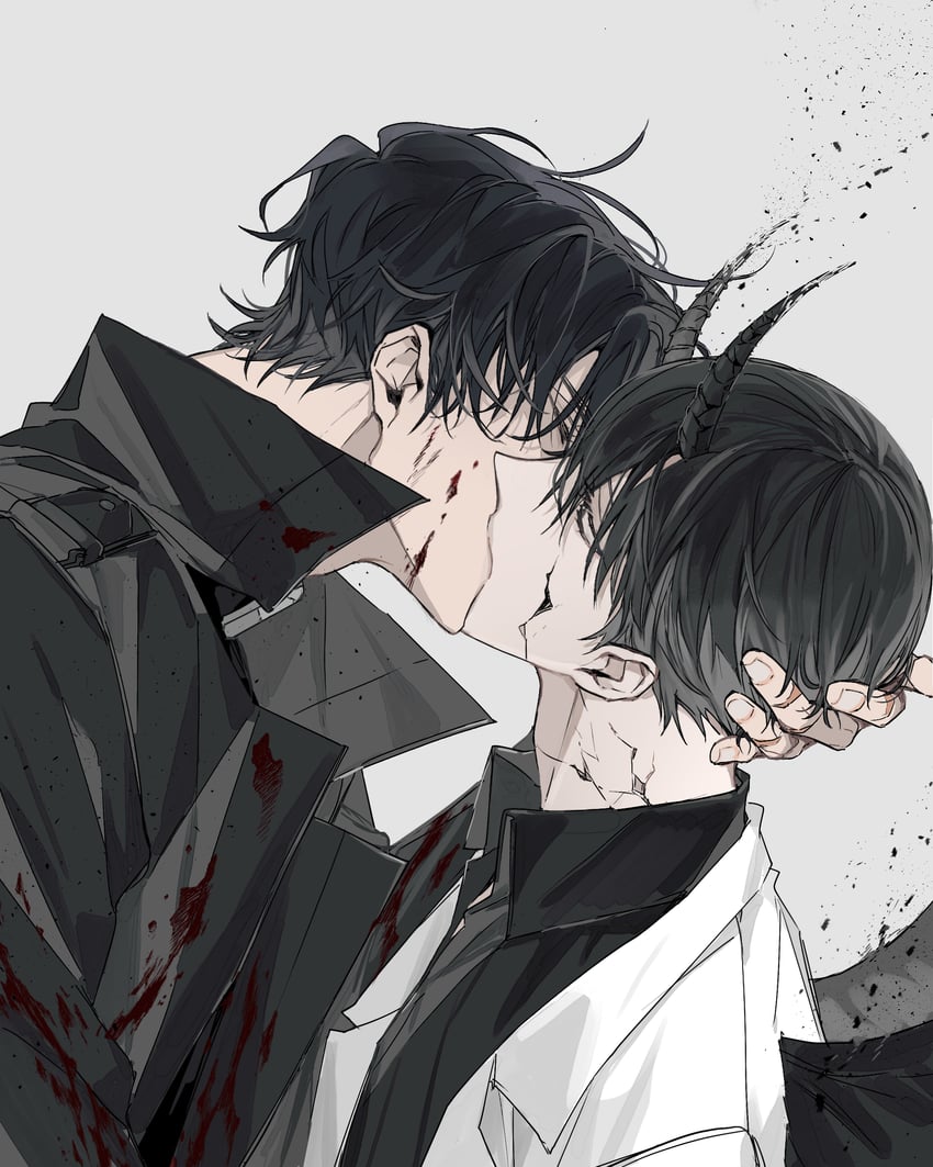 kim dokja and yoo joonghyuk (omniscient reader's viewpoint) drawn by cc_ccc_c