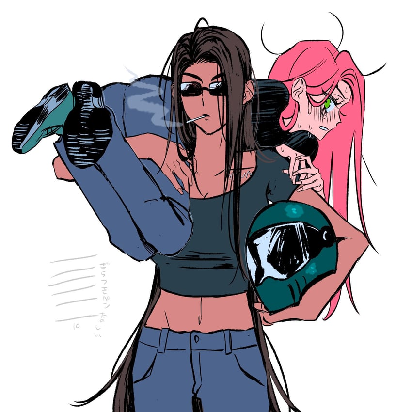 mizi and hyuna (alien stage) drawn by kyon_(zmwh8222)