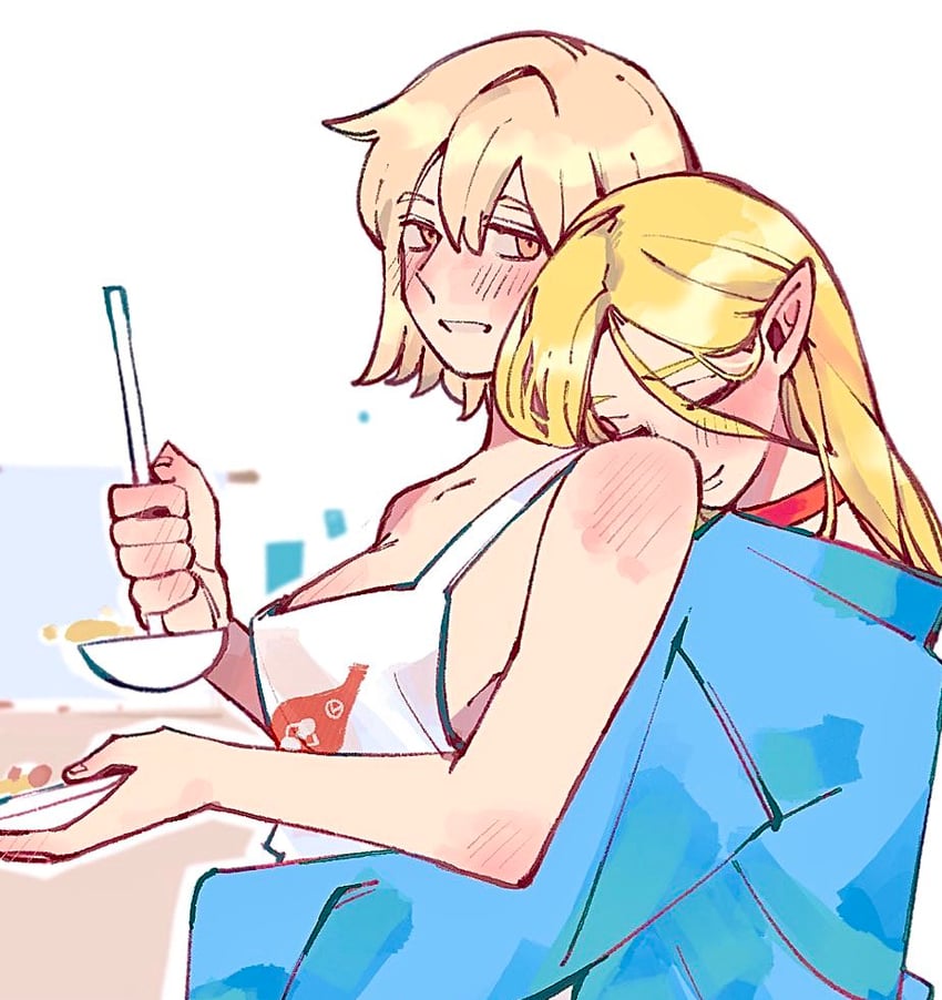 marcille donato and falin touden (dungeon meshi) drawn by dohwa110