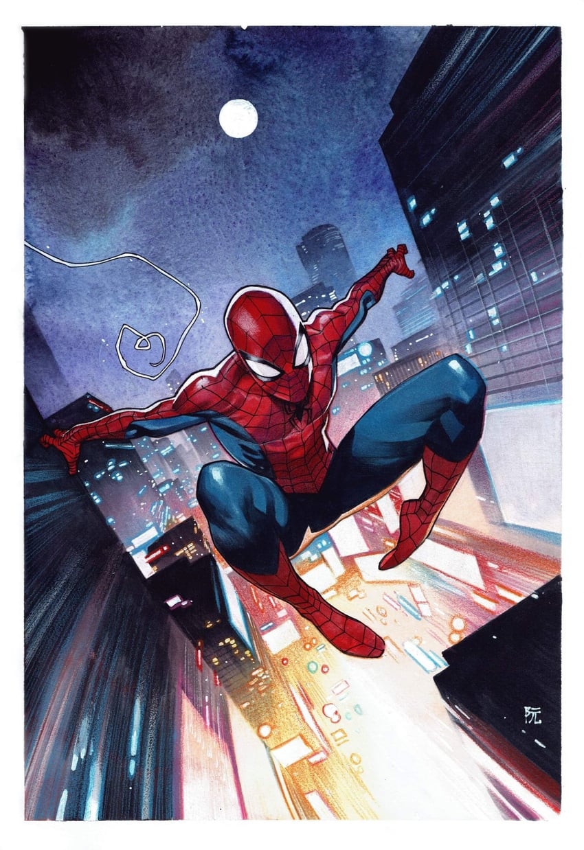 spider-man (marvel and 1 more) drawn by dike_ruan