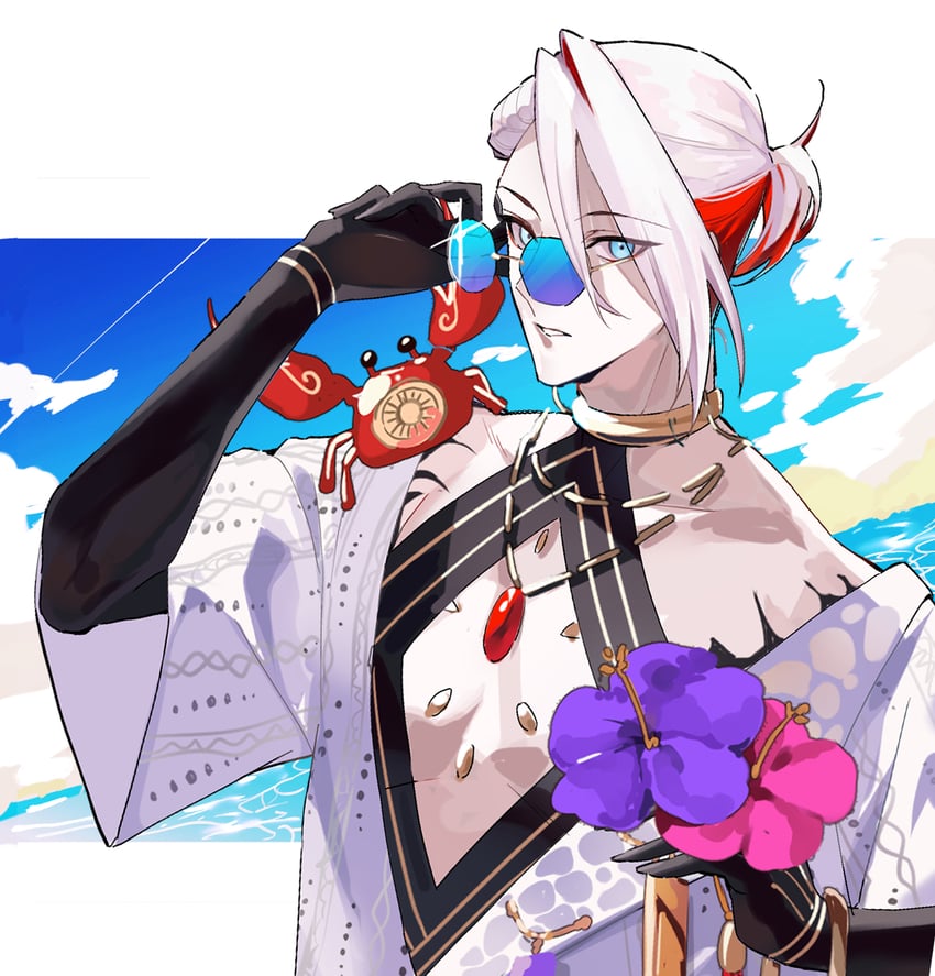 karna (fate and 1 more) drawn by lan_monocha