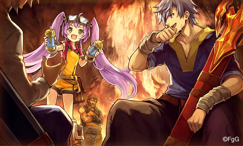 zain, cadanova, and miuna (ta ga tame no alchemist)