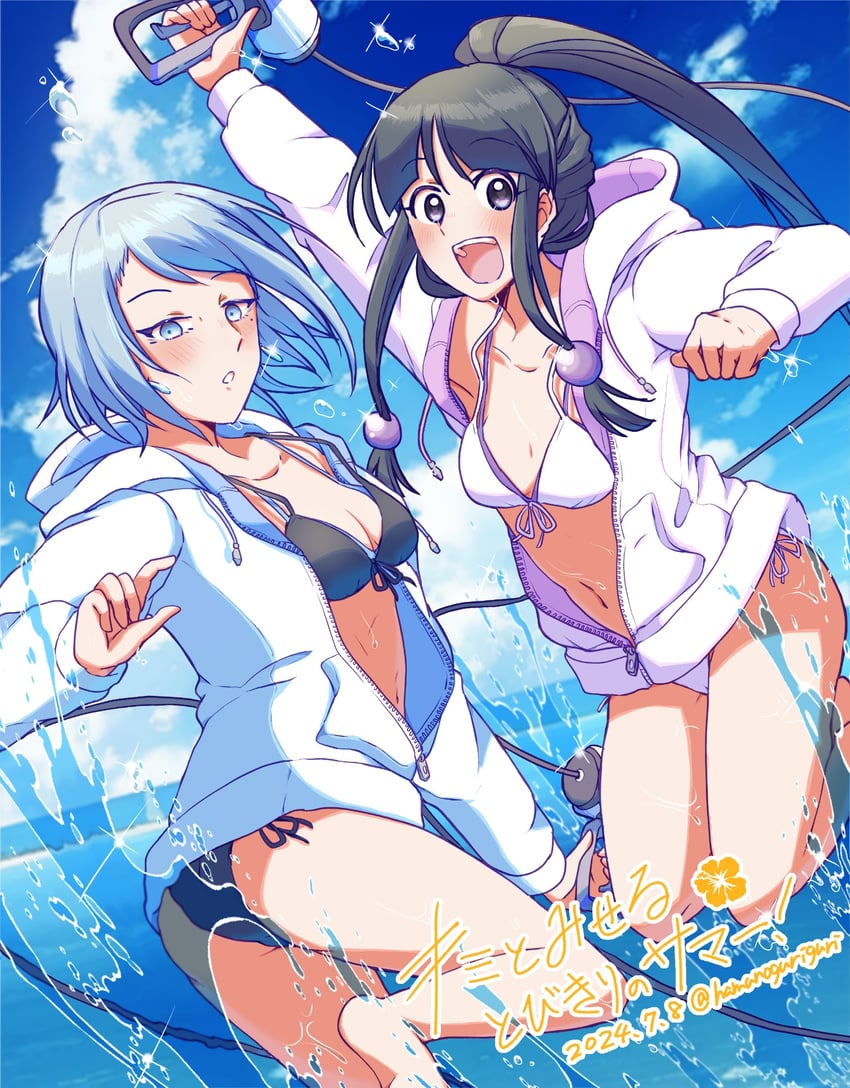 maya fey and franziska von karma (ace attorney and 1 more) drawn by hamanoguriguri