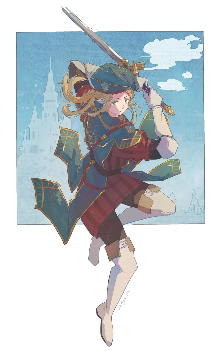 link (the legend of zelda and 1 more) drawn by gensou_getsumen_rt
