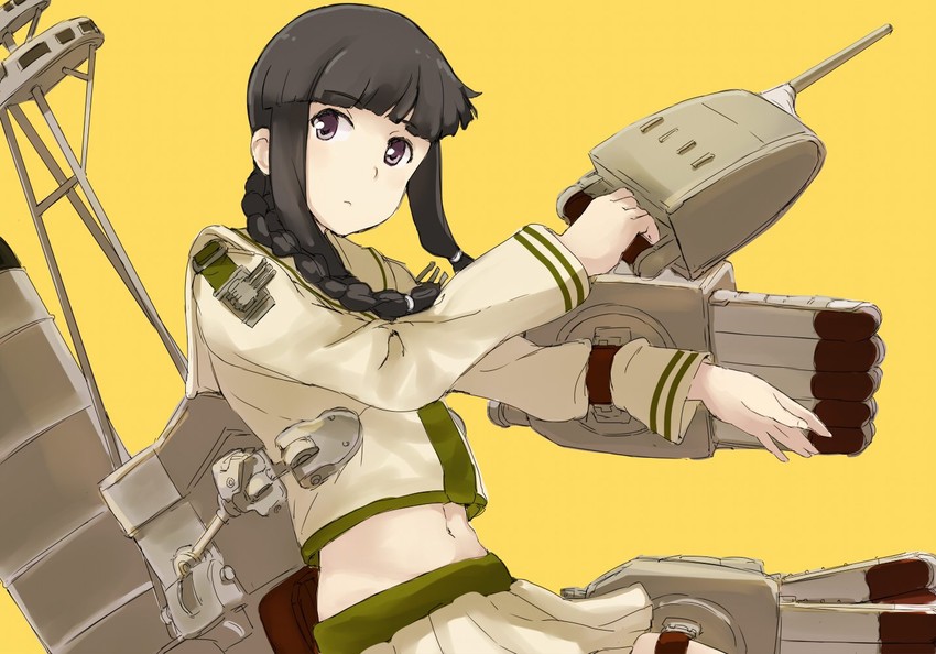 kitakami and kitakami kai ni (kantai collection) drawn by kanajika_(kanadika)