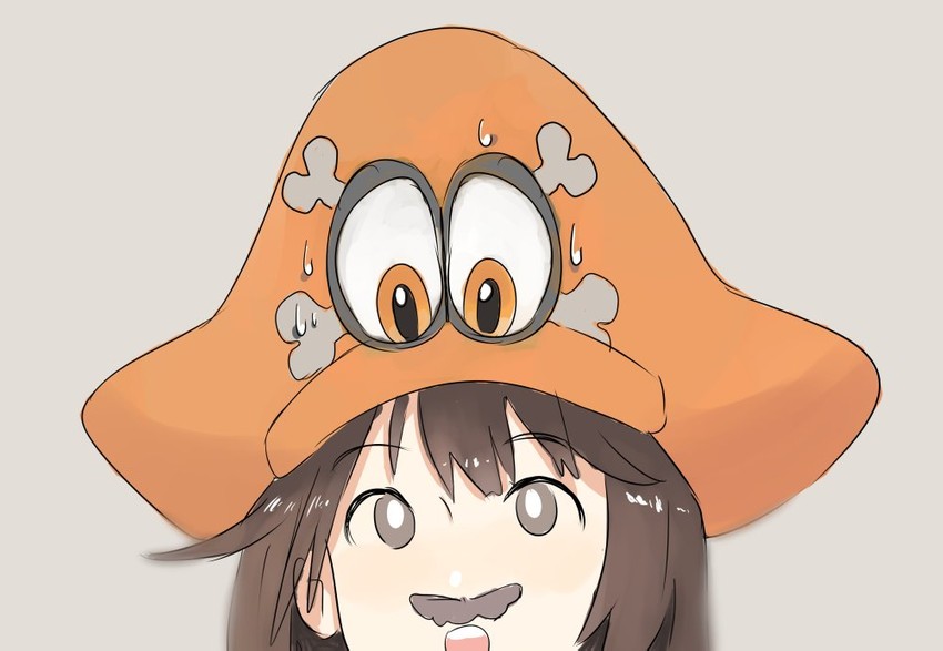 may and cappy (mario and 2 more) drawn by kuutochi