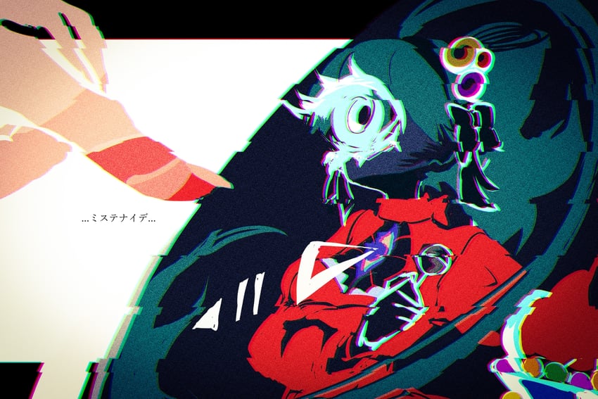 hatsune miku (vocaloid and 1 more) drawn by papurika