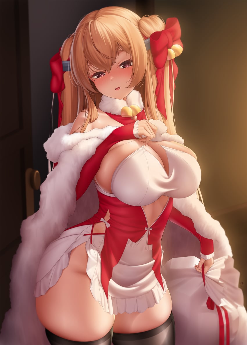 johnston (kantai collection) drawn by etsunami_kumita