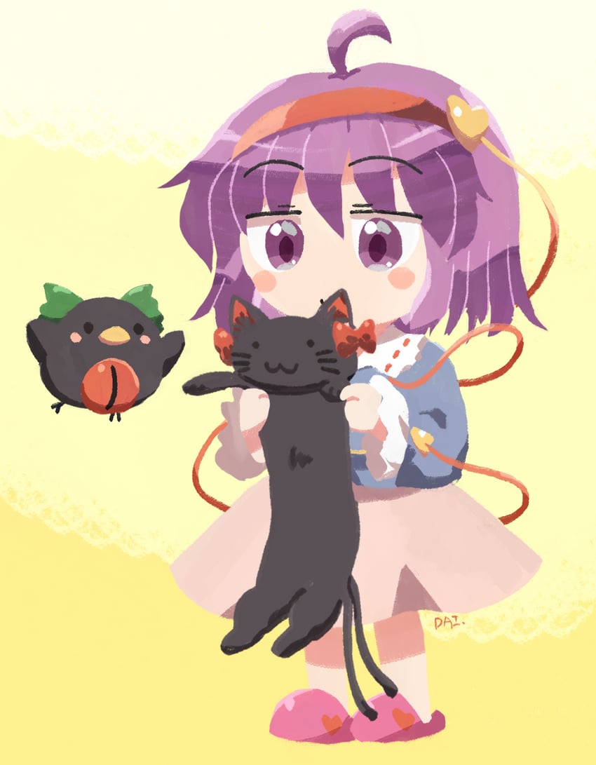 komeiji satori, kaenbyou rin, and reiuji utsuho (touhou) drawn by rokugou_daisuke
