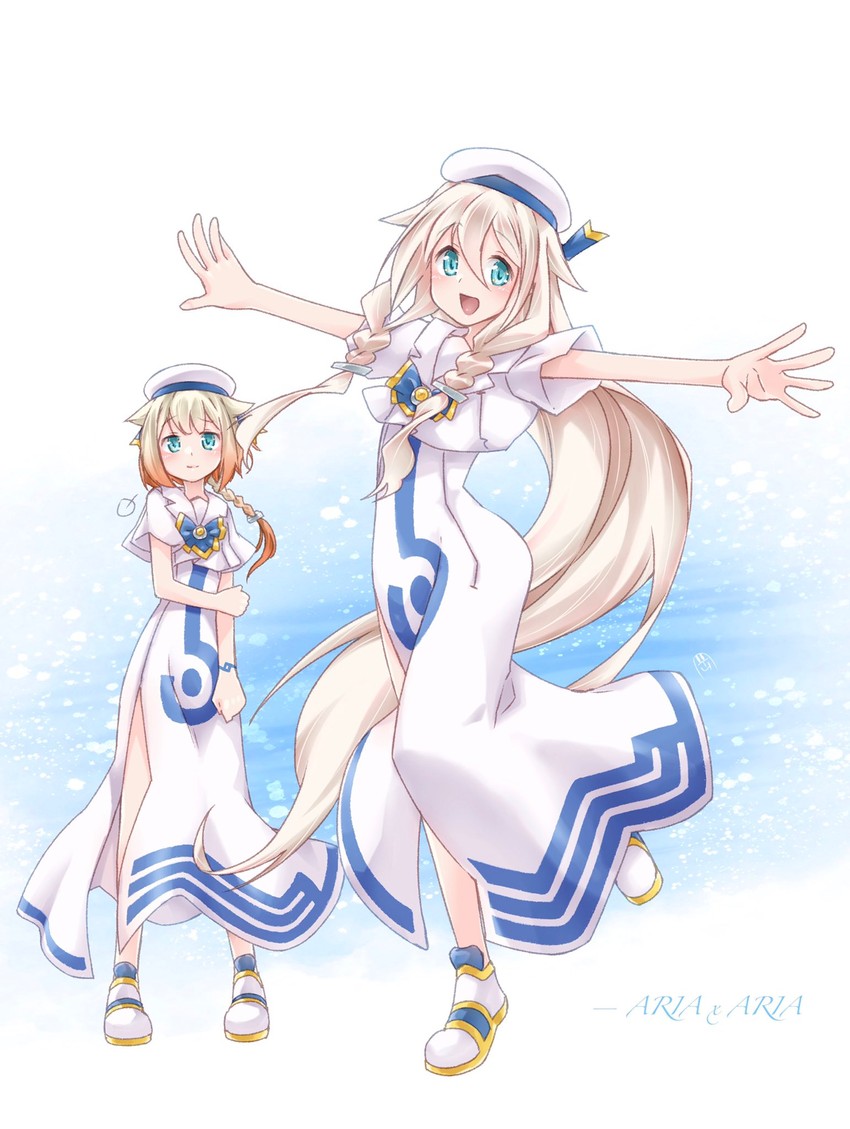 ia and one (vocaloid and 2 more) drawn by ekaki-ya_okamoto
