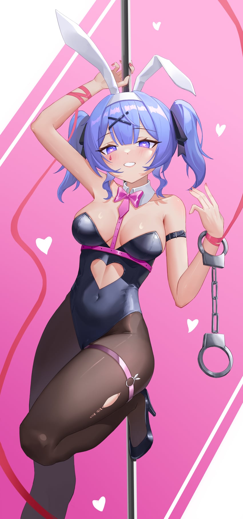 hatsune miku (vocaloid and 1 more) drawn by huahu_(unstoppable)