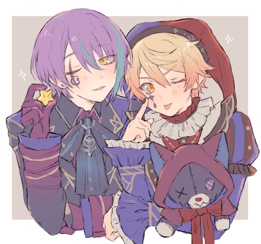 tenma tsukasa and kamishiro rui (project sekai) drawn by sana5353