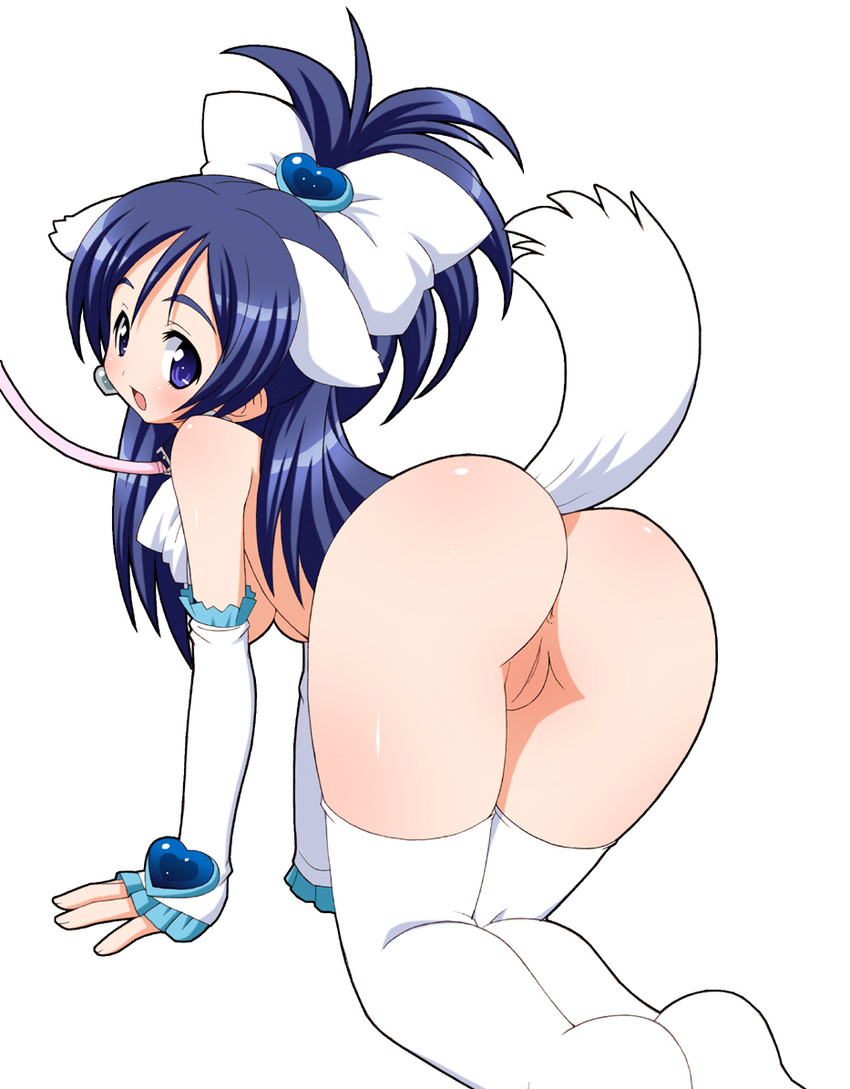yukishiro honoka and cure white (precure and 1 more) drawn by shishimaru_ken'ya