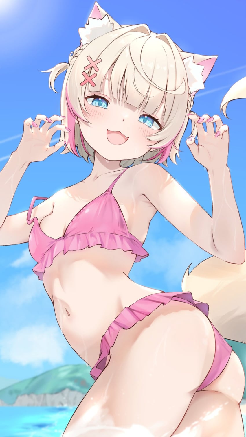 mococo abyssgard (hololive and 1 more) drawn by namakatsu