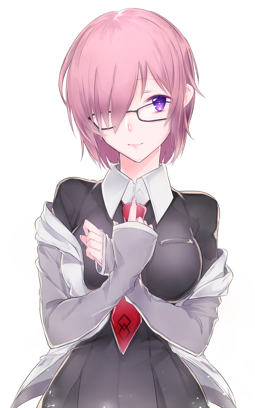 mash kyrielight (fate and 1 more) drawn by gomi_(u_ronche)