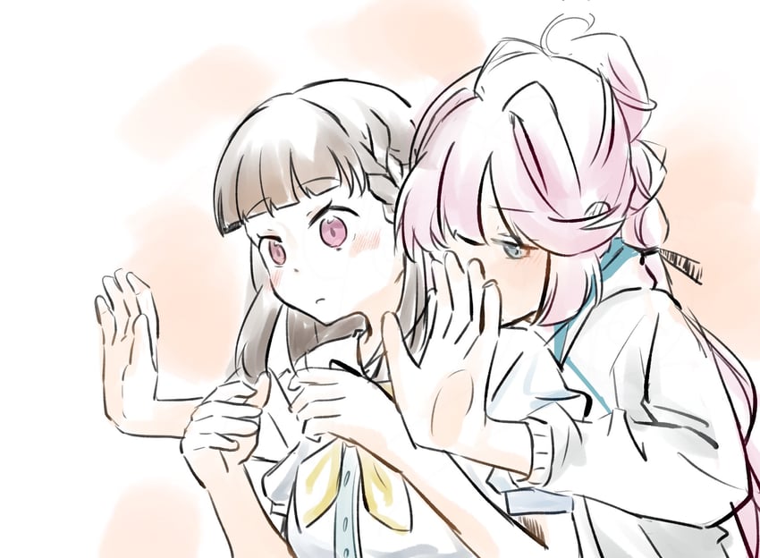anyoji hime and kachimachi kosuzu (love live! and 1 more) drawn by kisaragi_yukitora