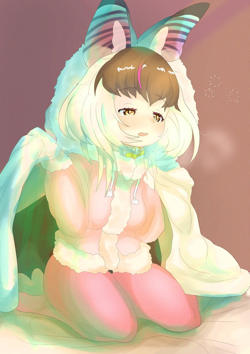 brown long-eared bat (kemono friends and 1 more) drawn by nekomar_nknk