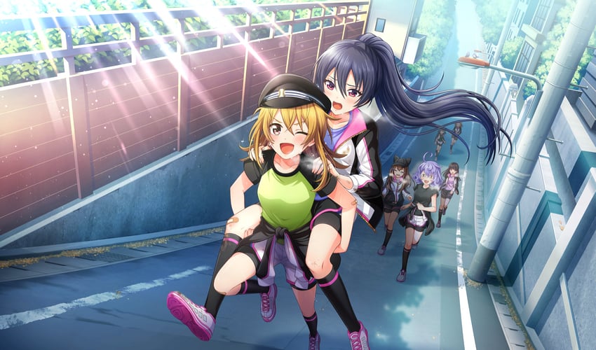 shinonome ryo, iwaki yoshimi, suzuki waka, asada aoi, ukita akane, and 2 more (cinderella series and 1 more)