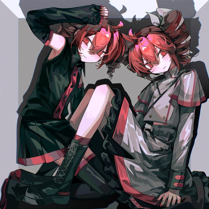 kasane teto (utau and 1 more) drawn by feiwusheng