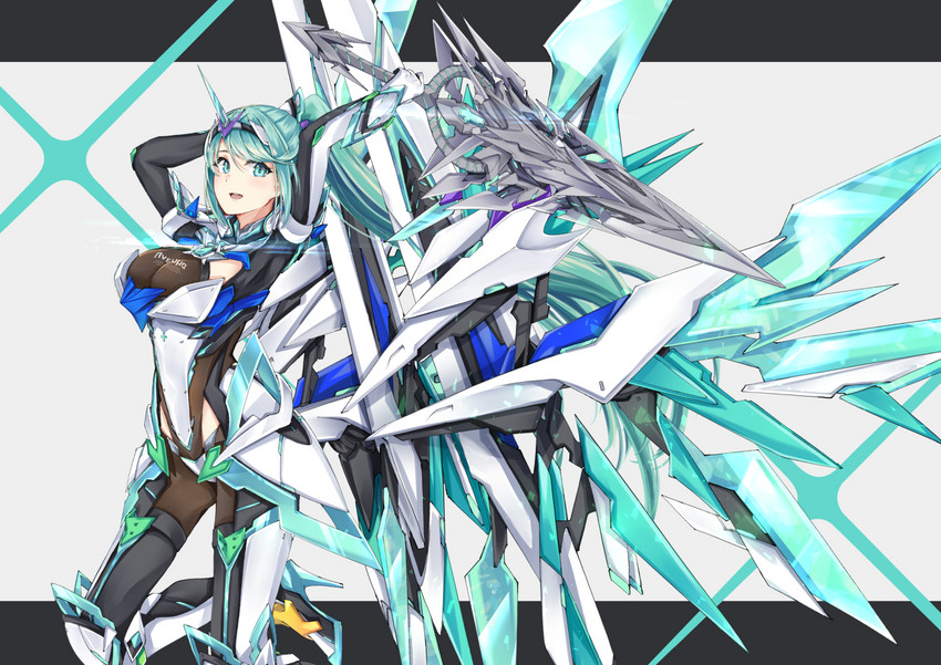 pneuma (xenoblade chronicles and 1 more) drawn by sarasadou_dan