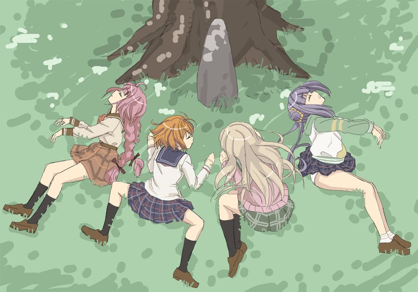 miura asahi, himuro lavi, kurusu alexandra, and yume urara (mahou shoujo madoka magica and 1 more) drawn by you2